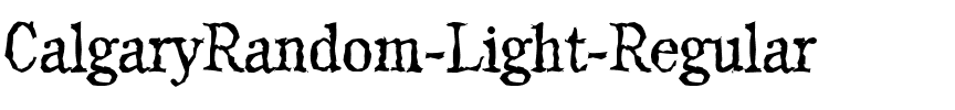 CalgaryRandom-Light Regular.ttf