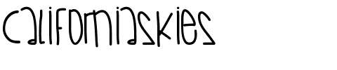 CaliforniaSkies Medium.ttf