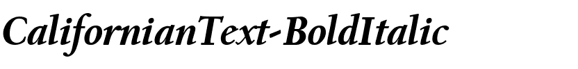 CalifornianText ItalicBold.ttf
