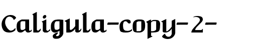 Caligula Regular.ttf