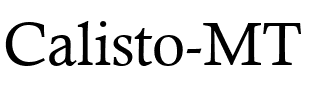 Calisto MT Normal.ttf