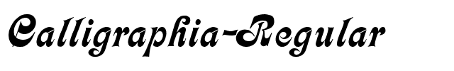Calligraphia Regular.ttf