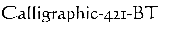 Calligraph421 BT Roman.ttf