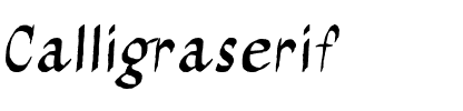 Calligraserif Regular.otf