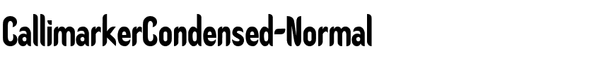 CallimarkerCondensed Normal.ttf