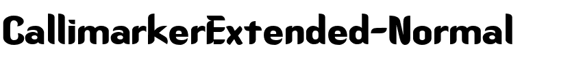 CallimarkerExtended Normal.ttf