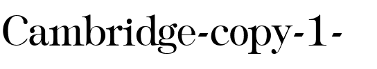 Cambridge Regular.ttf