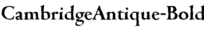 CambridgeAntique Bold.ttf