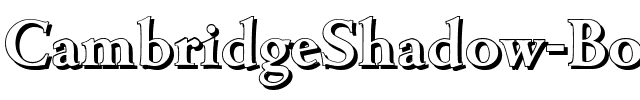 CambridgeShadow Bold.ttf