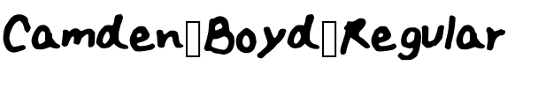 Camden_Boyd_Regular Regular.ttf
