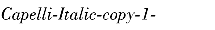 Capelli Italic.ttf