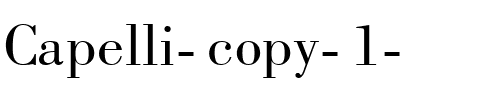 Capelli Regular.ttf