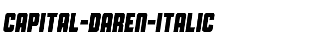 Capital Daren Italic.ttf