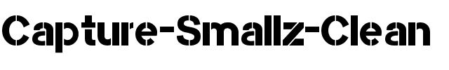 Capture Smallz Clean Regular.ttf