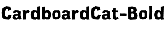 CardboardCat Bold Regular.otf