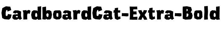 CardboardCat Extra Bold Regular.otf
