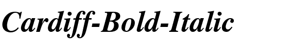 Cardiff BoldItalic.ttf