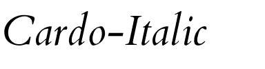 Cardo Italic.ttf