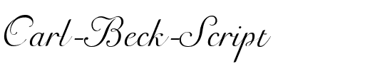 Carl Beck Script Regular.ttf