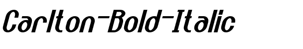 Carlton Bold Italic.ttf