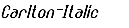 Carlton Italic.otf