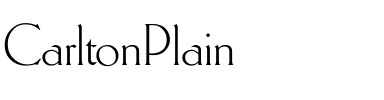 CarltonPlain Regular.ttf