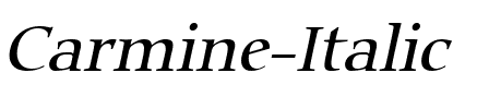 Carmine Italic.ttf
