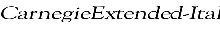 CarnegieExtended Italic.ttf