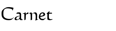 Carnet Regular.ttf