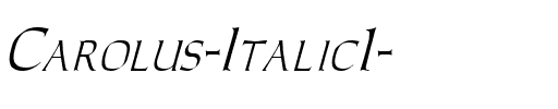 Carolus Italic.ttf
