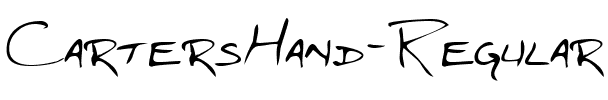 CartersHand Regular.ttf