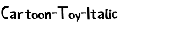 Cartoon Toy Italique.ttf