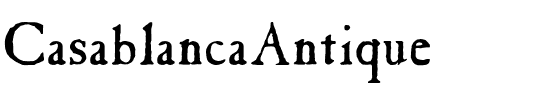 CasablancaAntique Regular.ttf