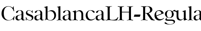 CasablancaLH Regular.ttf