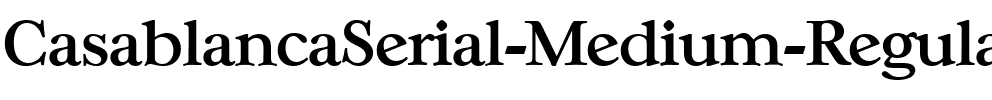 CasablancaSerial-Medium Regular.ttf