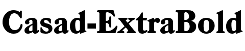 Casad-ExtraBold Regular.ttf