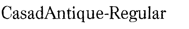 CasadAntique Regular.ttf