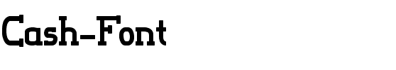 Cash Font Normal.ttf