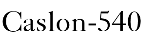 Caslon 540 Regular.ttf