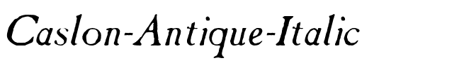 Caslon Antique Italic Regular.ttf