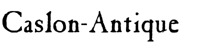 Caslon Antique Regular.ttf