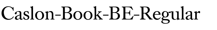 Caslon Book BE Regular.ttf