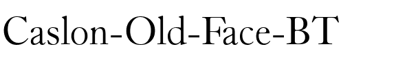 CaslonOldFace BT Roman.ttf