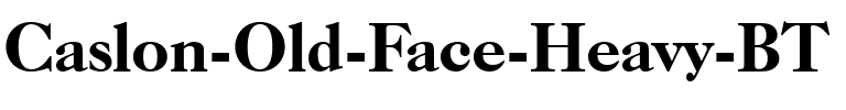 CaslonOldFace Hv BT Heavy.ttf