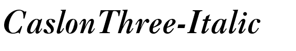 Caslon 3 Italic.ttf