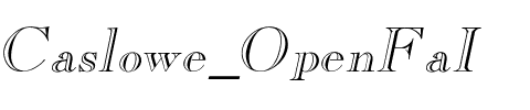 Caslowe_OpenFaI Regular.ttf