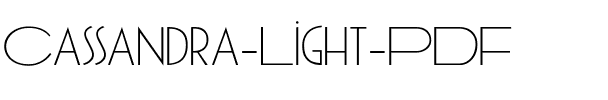 Cassandra Light Regular.ttf