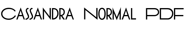 Cassandra Normal Regular.ttf