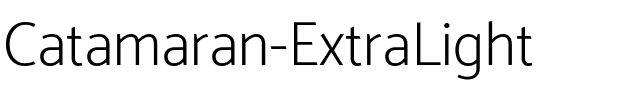 Catamaran ExtraLight Regular.ttf
