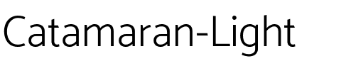 Catamaran Light Regular.ttf